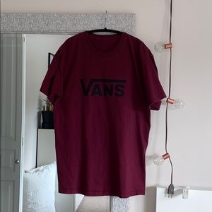 Maroon Vans Tshirt